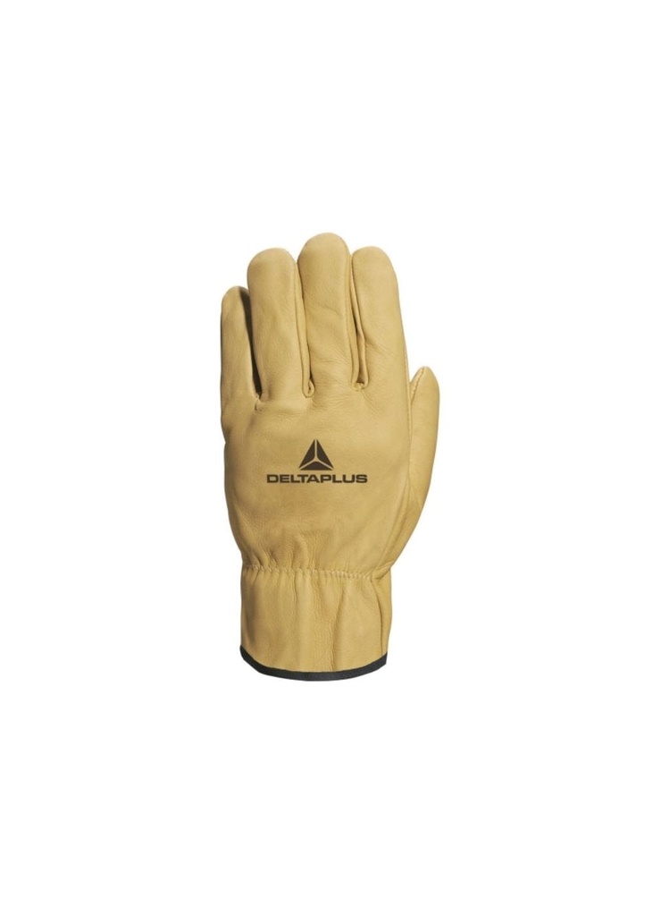 Delta Plus Water-Repellent Cowhide Full Grain Leather Glove FBH60