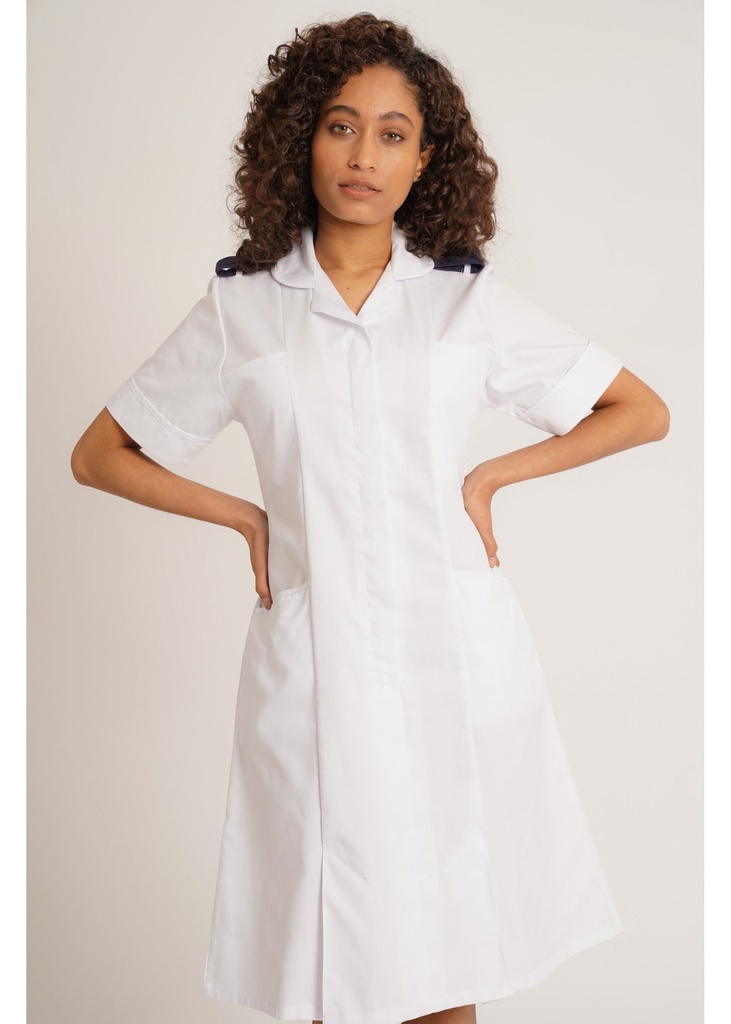 Behrens Healthcare Dress with Epaulette Loops NCLDE