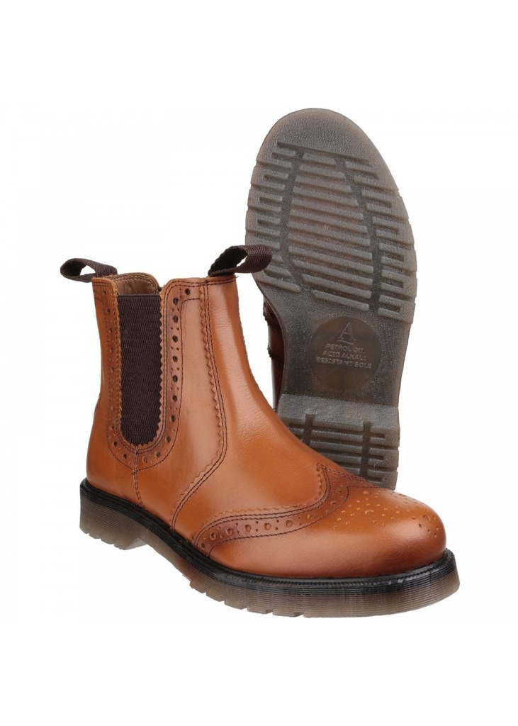 Amblers Dalby Pull On Brogue Boot 24280