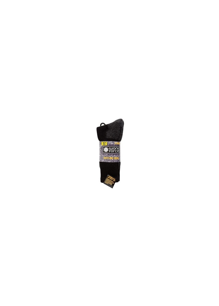 Work Force XL Heavy Duty Safety Boot 3 Pack Sock WFH0093