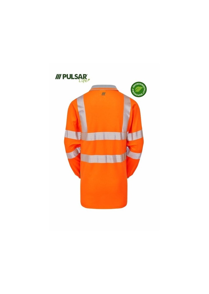 PULSAR LIFE GRS Mens Long Sleeve Polo Shirt LFE904