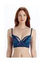 Pretty Polly PP PRINT L/L NP PLUNGE BRA
