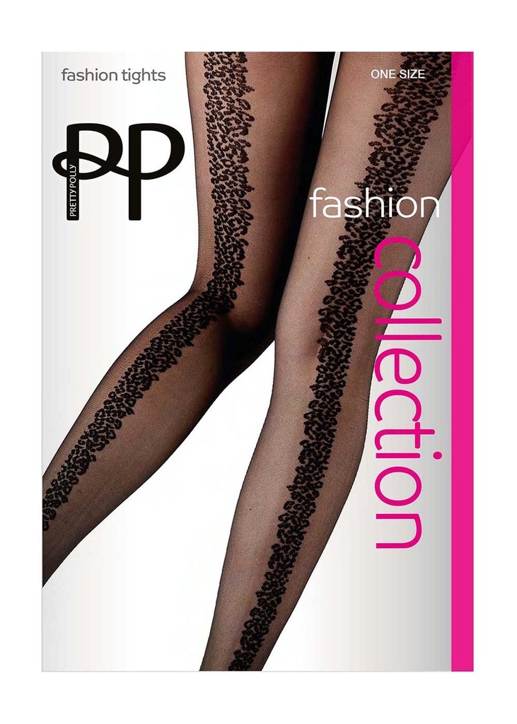 Pretty Polly Animal Pattern Backseam Tight