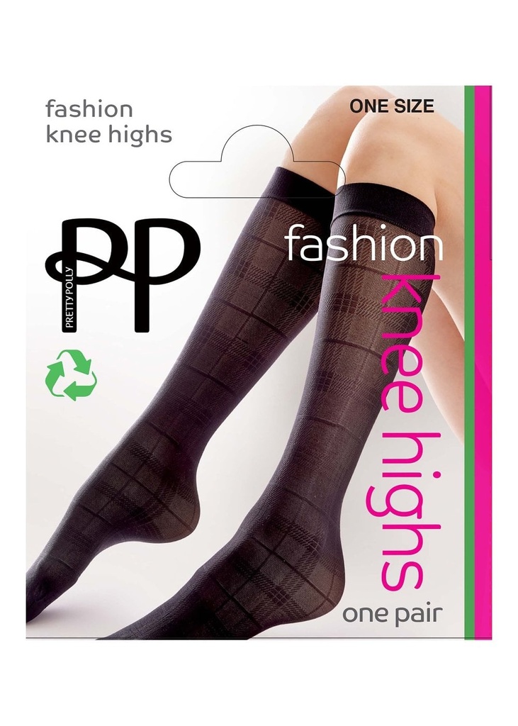 Pretty Polly TARTAN KNEE HIGH