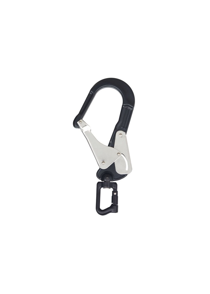 Kratos Aluminium Double Action Swivel Pin Opening Eye Scaffold Hook FA5022760