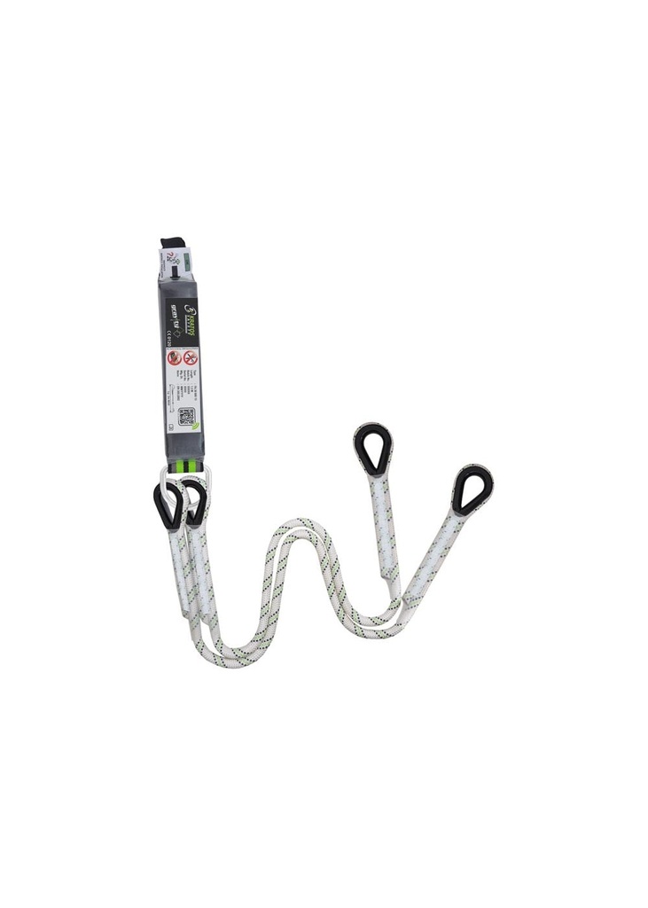 Kratos Gravity Y Forked Shock Absorbing Kernmantle Rope Lanyard FA3060013