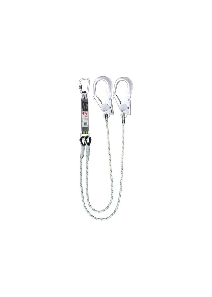 Kratos Y Forked Shock Absorbing Kernmantle Rope Lanyard FA3062015