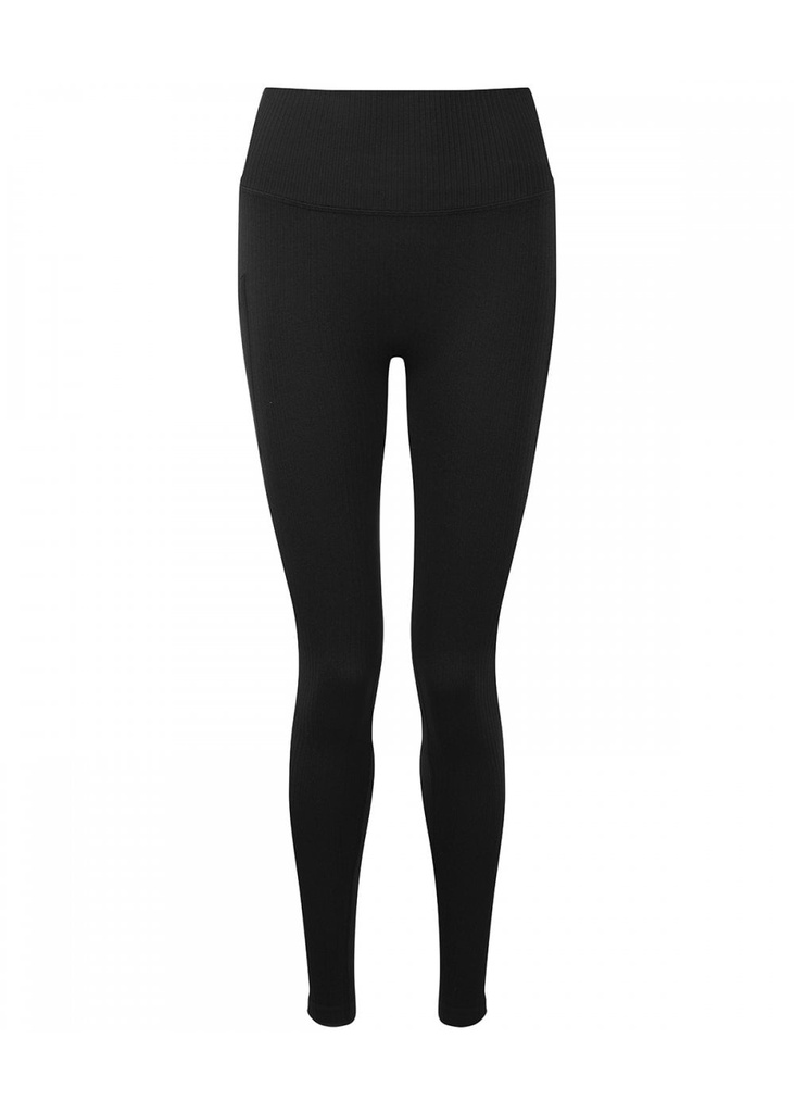TriDri Womens ribbed seamless 3D fit multi-sport gym leggings TR211