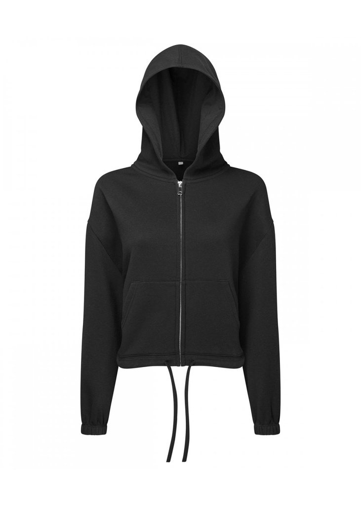 TriDri Womens recycled drawstring full-zip gym hoodie TR601