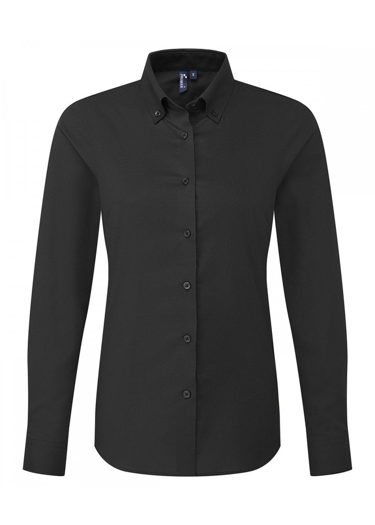 Premier Womens ‘Supreme’ Oxford Long Sleeve Shirt PR384