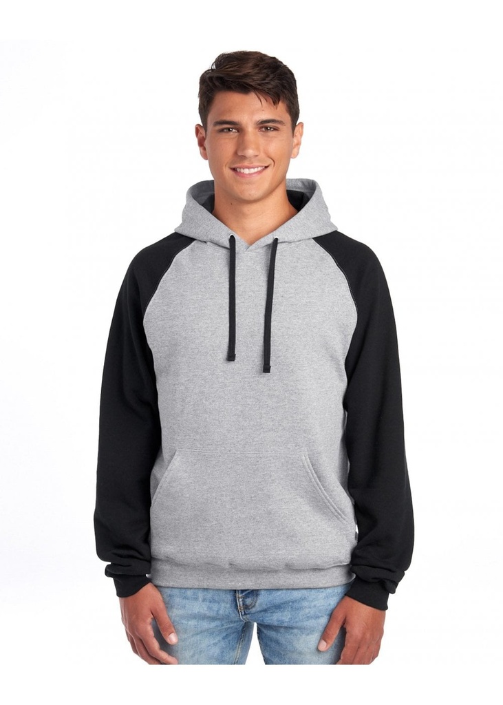 Jerzees NuBlend Colour Block Raglan Hooded Sweatshirt 275gsm J96CM
