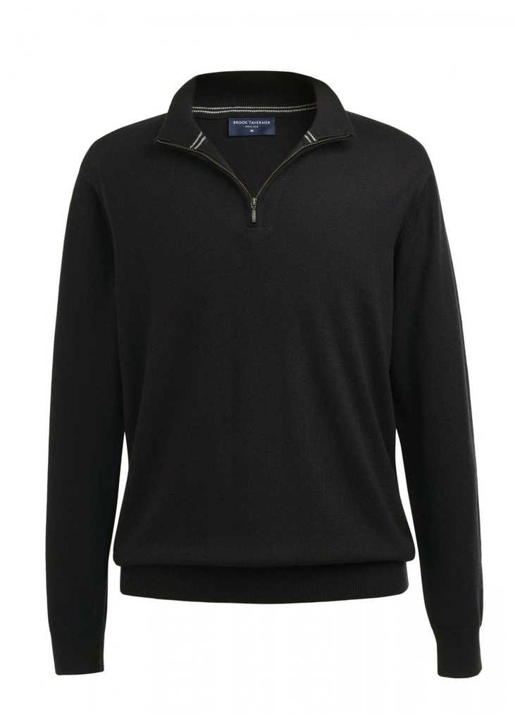Brook Taverner Mens Copenhagen 1/4 Zip Jumper BT4567