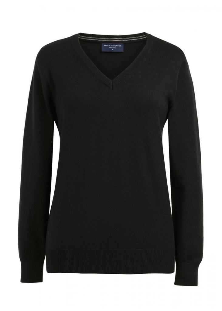 Brook Taverner Womens Riga V-Neck Jumper BT2396