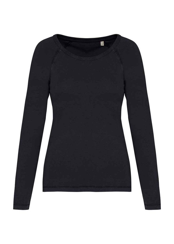 Native Spirit Ladies Raglan Long Sleeve Washed T-Shirt NS339
