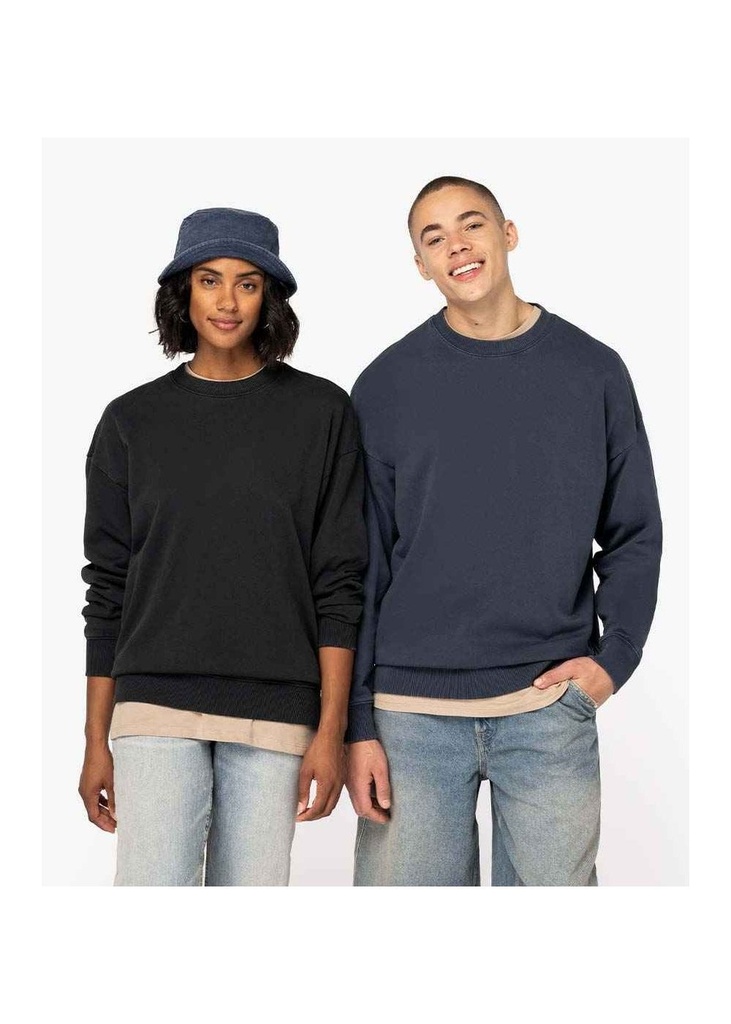 Native Spirit Unisex Washed Effect Oversize Sweatshirt NS447