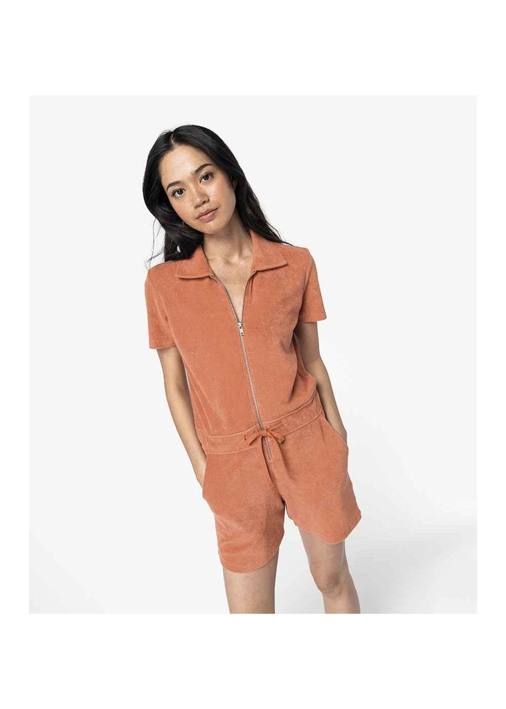 Native Spirit Ladies Terry Towel Short Overall NS5002