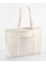 Westford Mill Striped Organic Cotton Shopper W255