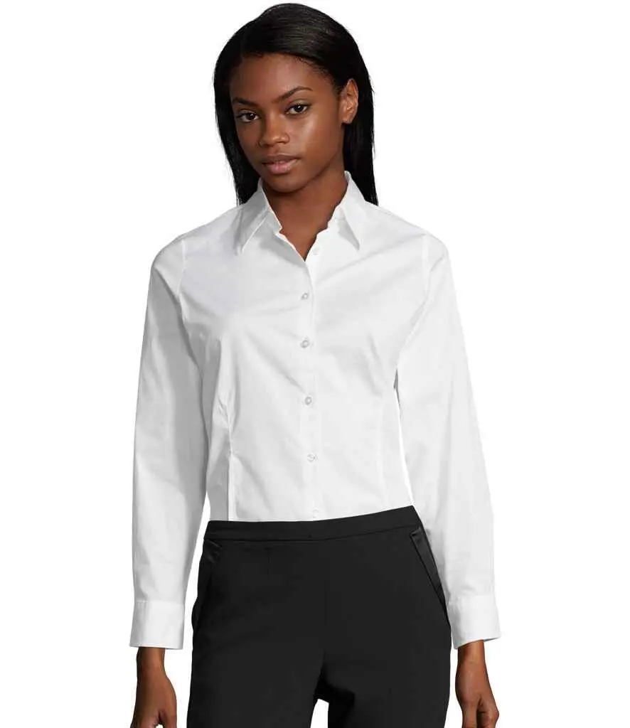 SOL'S Ladies Eden Long Sleeve Fitted Shirt 17015
