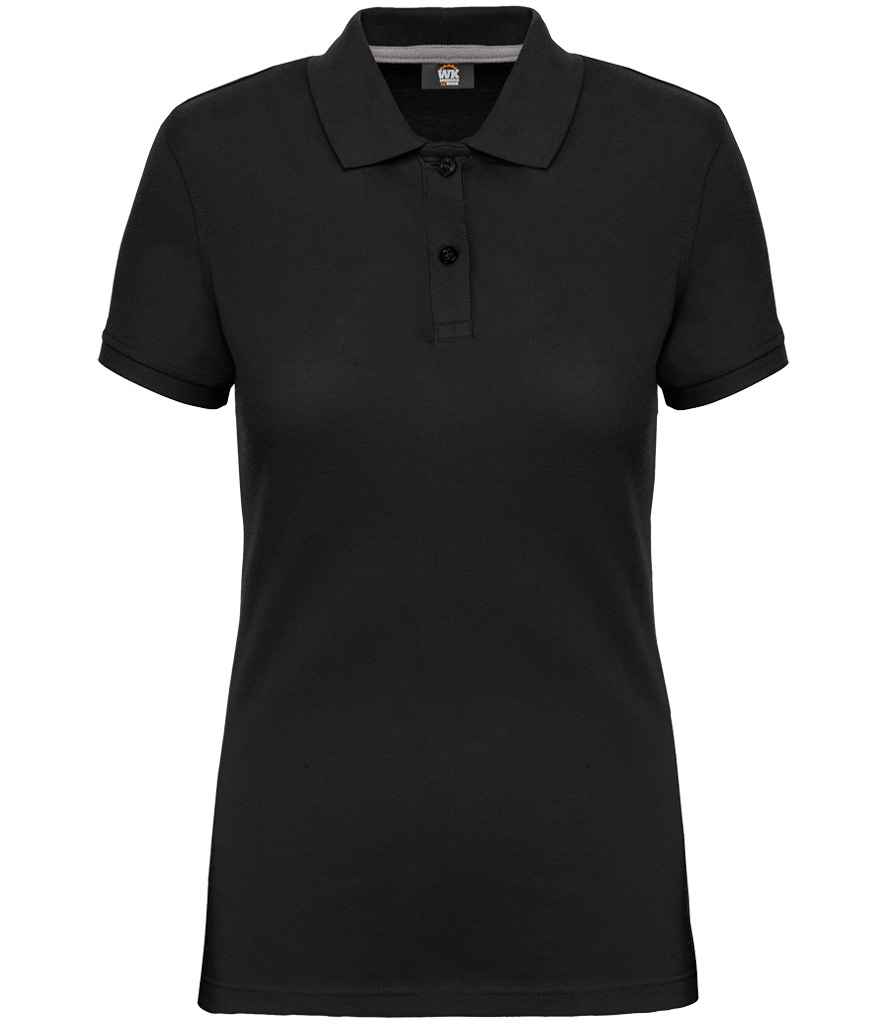 WK Designed to Work Ladies Anti-Bacterial Piqué Polo Shirt WK275