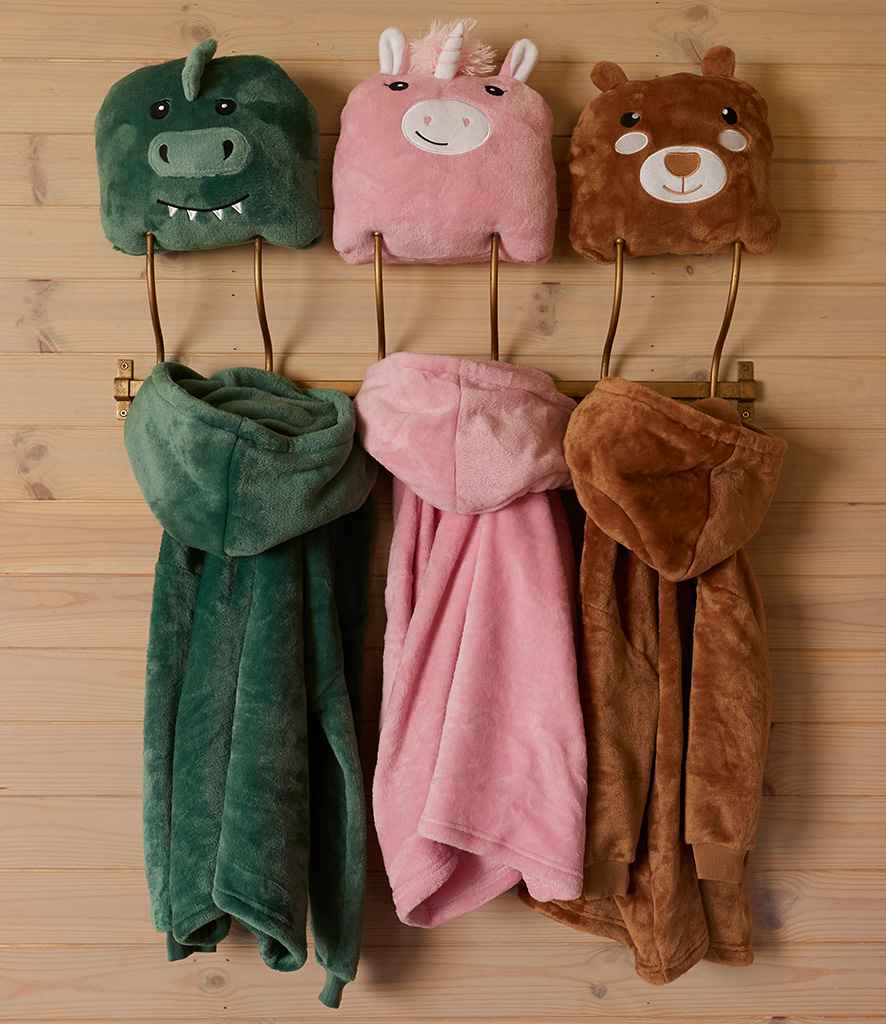 Brand Lab Kids Character Cushion Hooded Blanket BH103