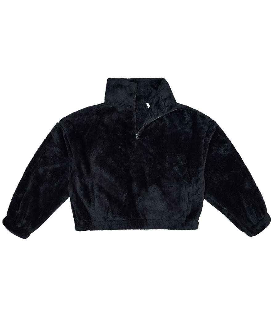Brand Lab Ladies Fluffy 1/4 Zip Fleece BH202