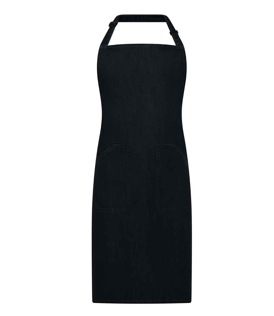 Brand Lab Denim Adjustable Bib Pocket Apron BR504