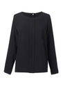 Brook Taverner Roma Long Sleeve Crepe Blouse BT2279