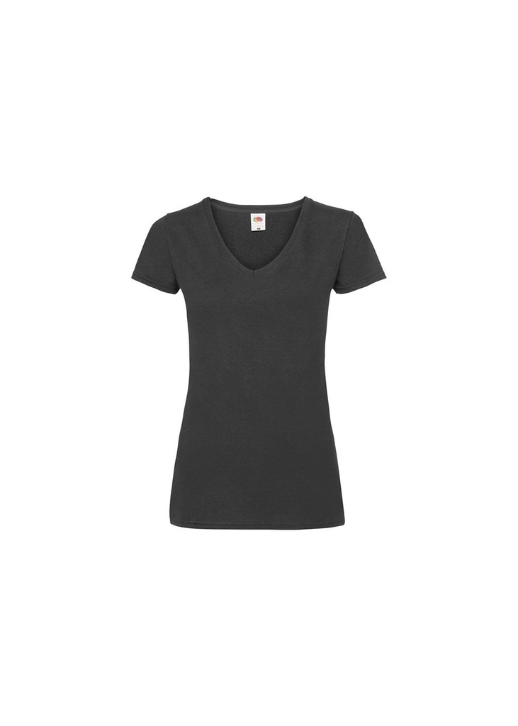Fruit Of The Loom Womens Valueweight V Neck T-Shirt 61398