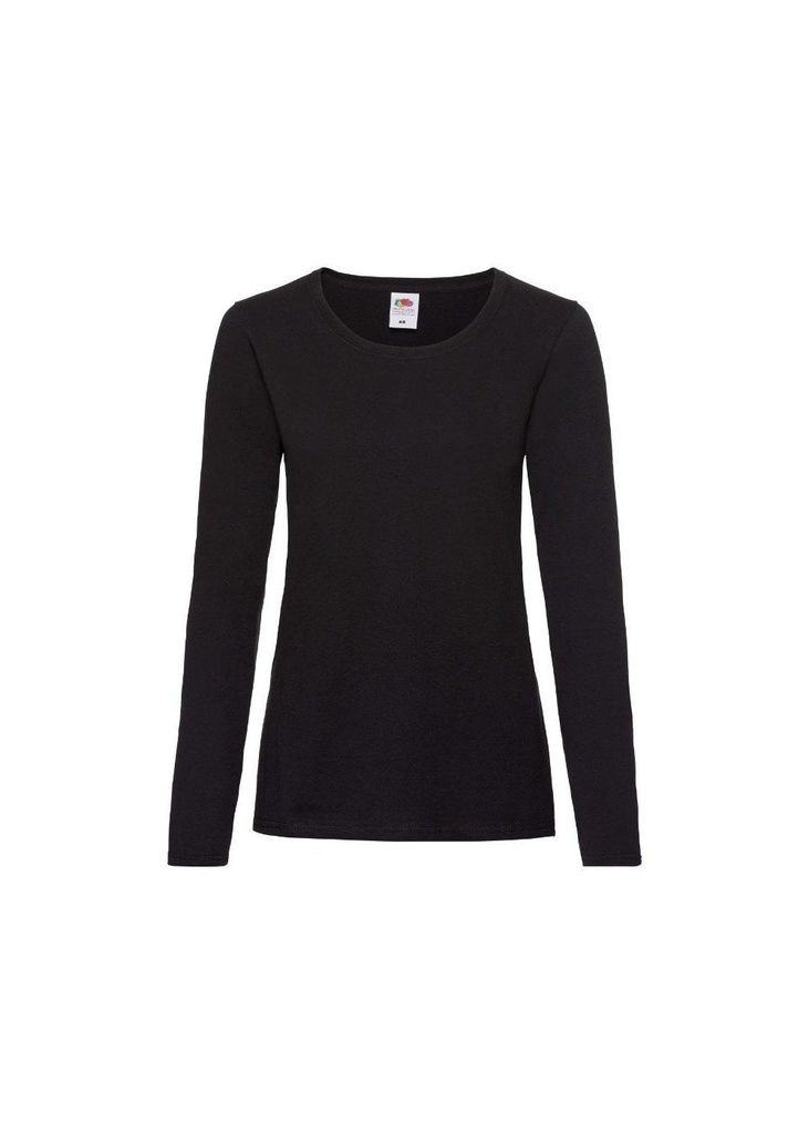 Fruit Of The Loom Womens Valueweight Long Sleeve T 61404
