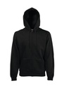 Fruit Of The Loom Premium 70/30 Hooded Sweatshirt Jacket 62034