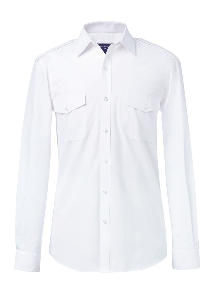 Brook Taverner Ares Slim Fit Long Sleeve Pilot Shirt BT7756