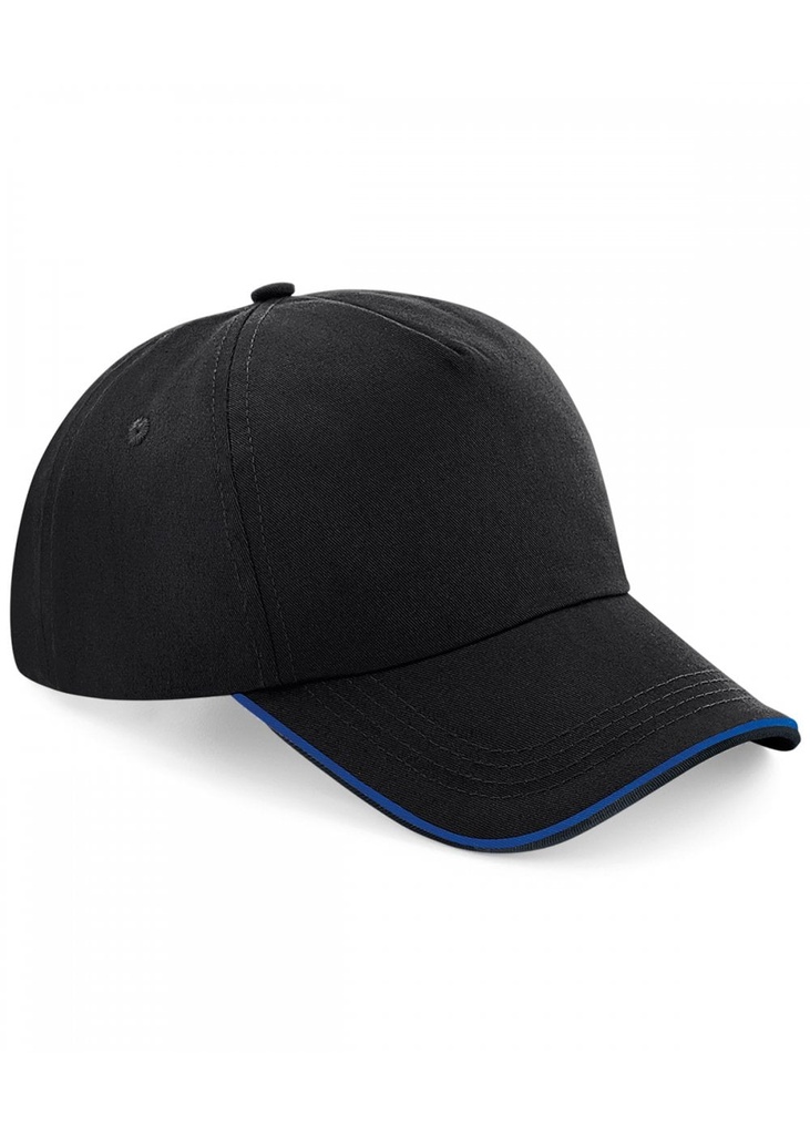 Beechfield Authentic 5 Panel Cap - Piped Peak B25C