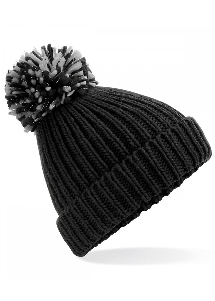 Beechfield Shimmer Pom Pom Beanie B409