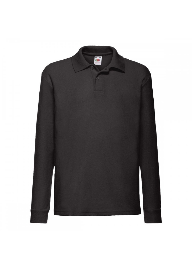 Fruit Of The Loom Kids Long Sleeve 65/35 Polo 63201