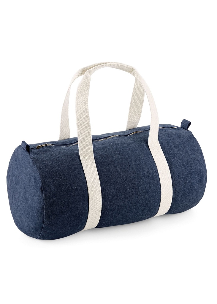 Bagbase Denim Barrel Bag BG646