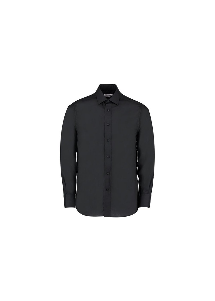 Kustom Kit Tailored Fit Long Sleeved Business Shirt KK131