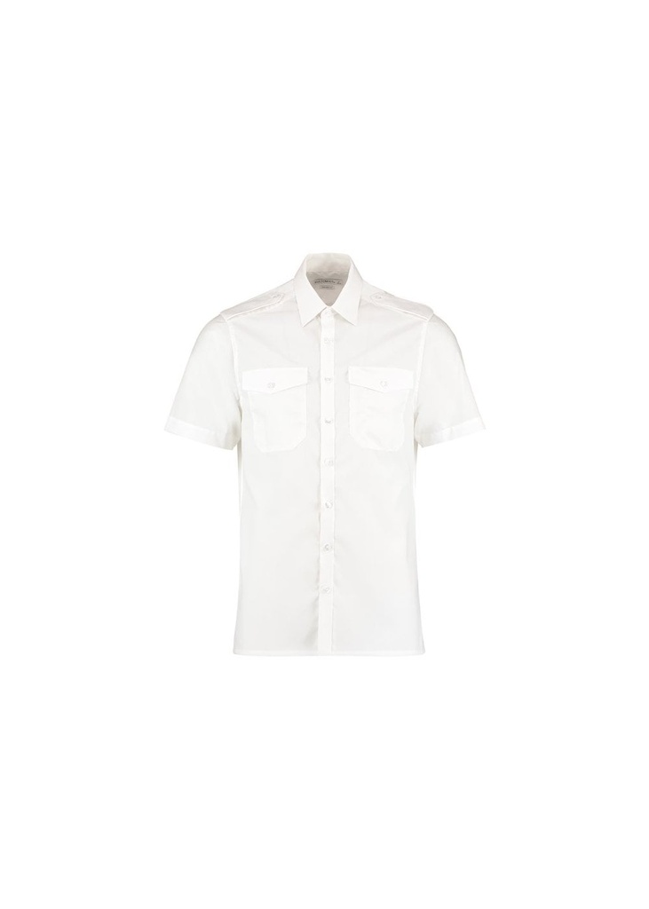 Kustom Kit Mens Short Sleeve Pilot Shirt KK133