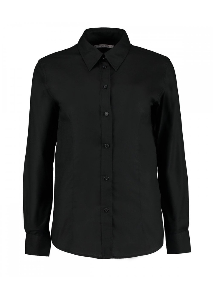 Kustom Kit Ladies Workplace Oxford Long Sleeved Blouse KK361