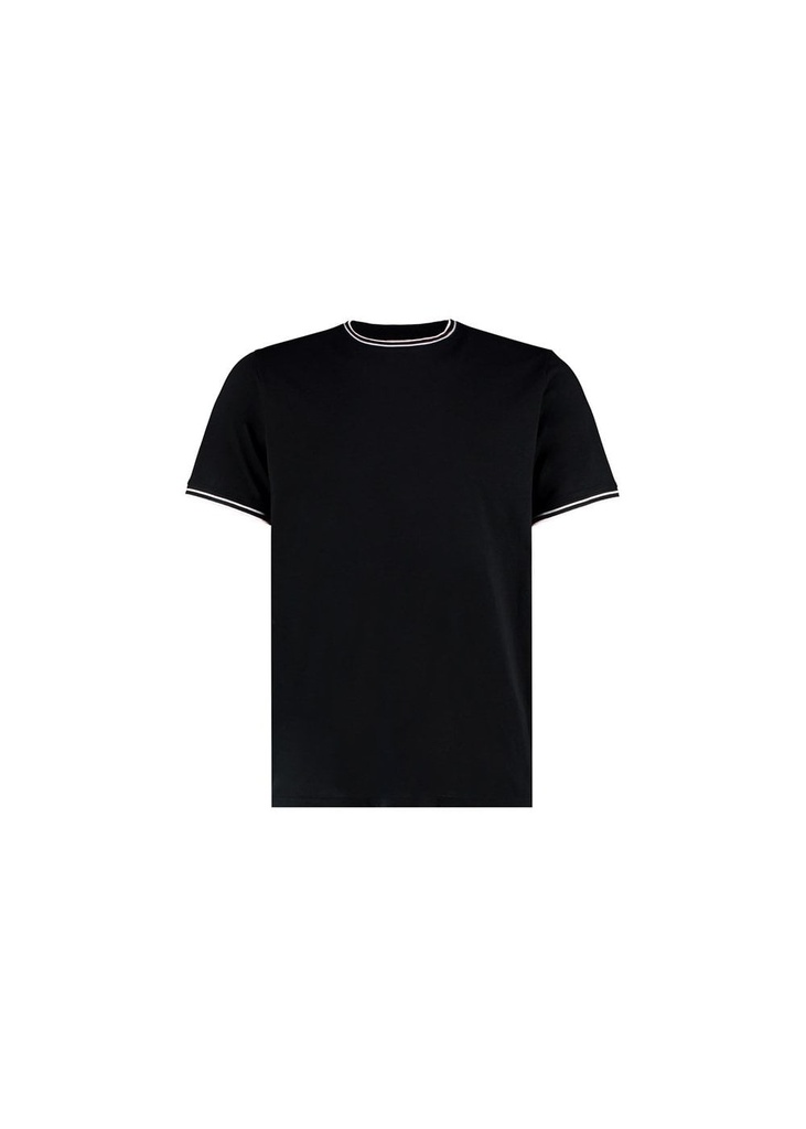 Kustom Kit Fashion Fit Tipped T-Shirt KK519