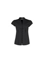 Kustom Kit Ladies Continental Collar Cap Sleeve Blouse KK727