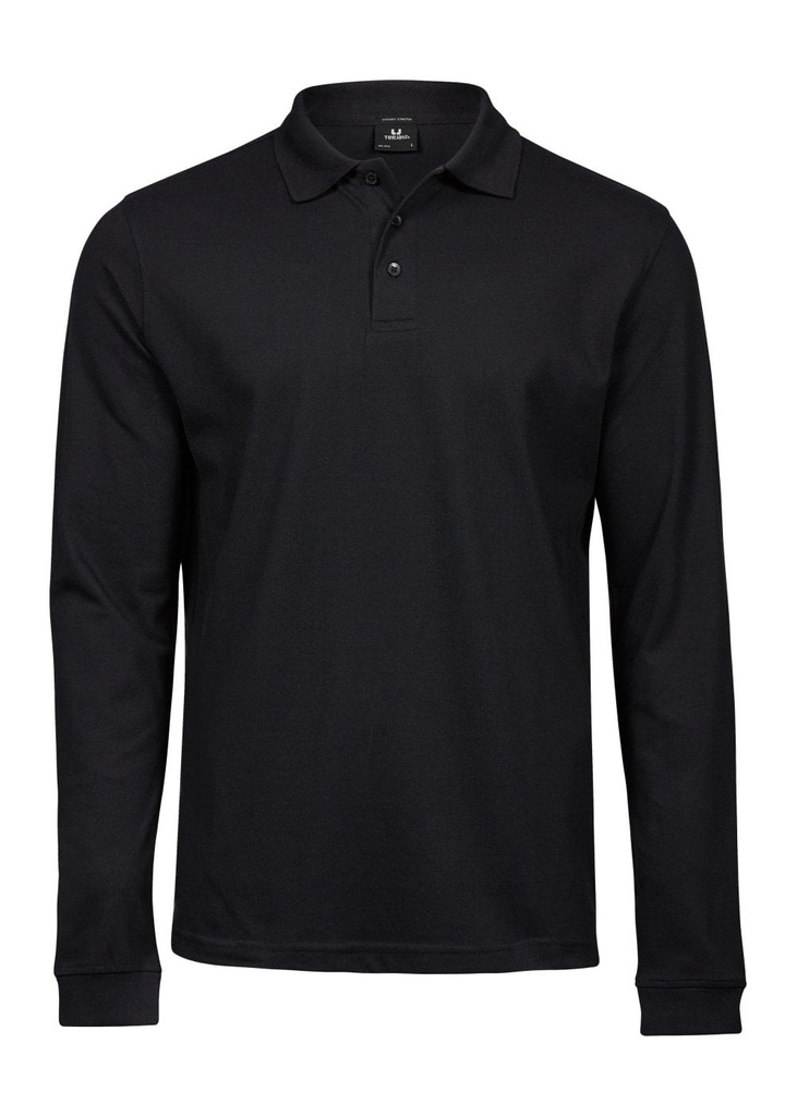 Tee Jays Mens Luxury Stretch Long Sleeve Polo TJ1406