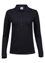 Tee Jays Ladies Luxury Stretch Long Sleeve Polo TJ146