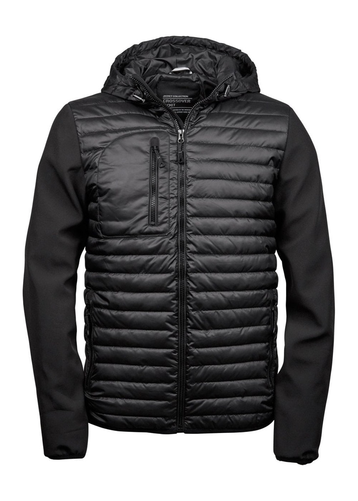 Tee Jays Mens Hooded Crossover Jacket TJ9628