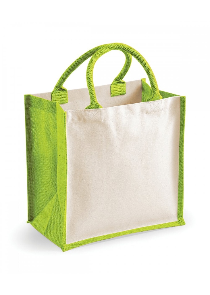 Westford Mill Printers Midi Jute Bag W421