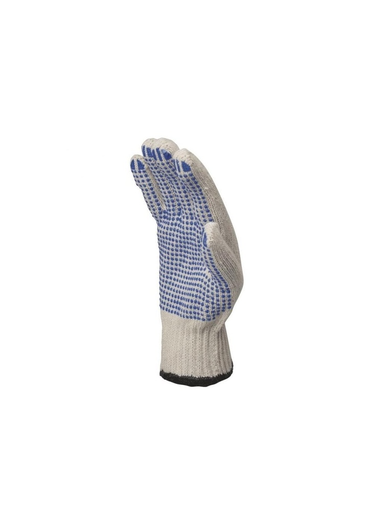Delta Plus Polycotton Knitted Gloves - PVC Dots TP169