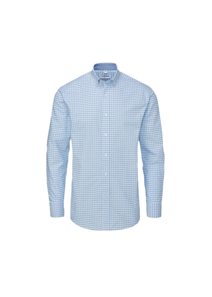 Disley Baltimore Checked Oxford Work Long Sleeve Shirt DS_BA1002LS