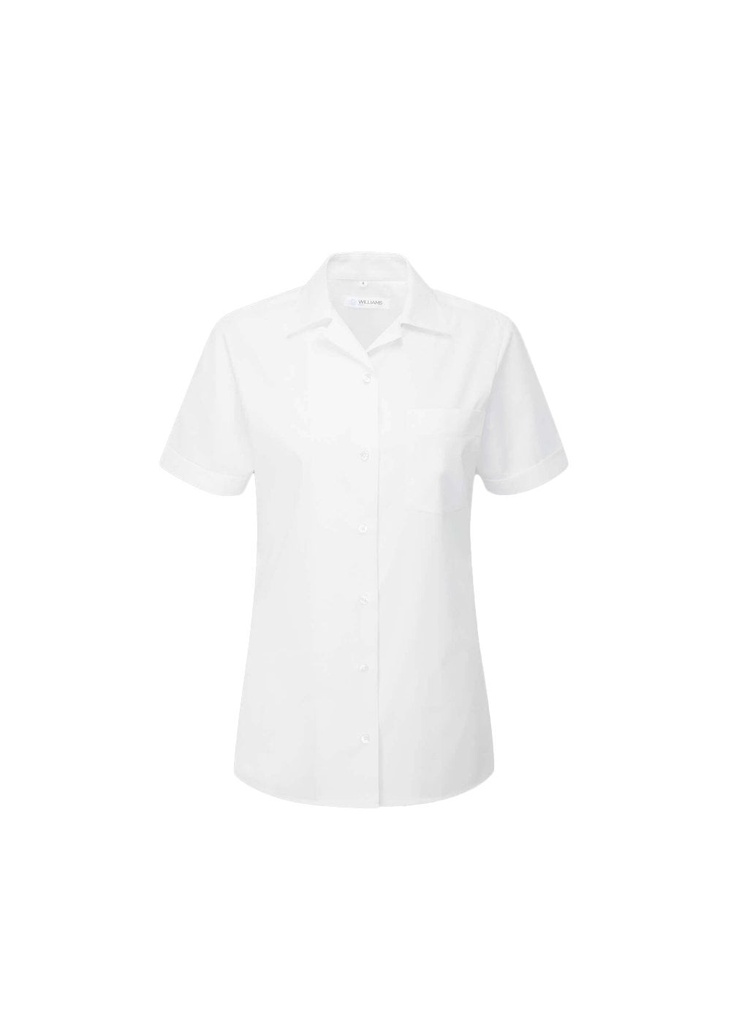 Disley Classic Revere Collar Short Sleeve Blouse DS_BH902