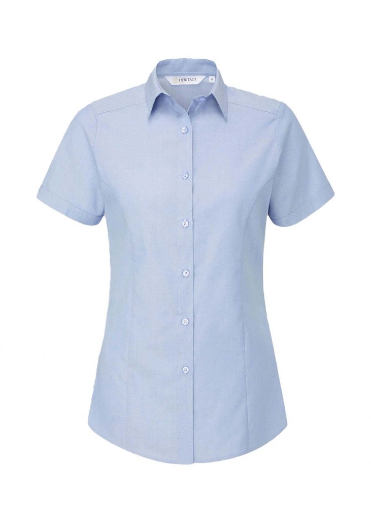 Disley Megan Oxford Uniform Short Sleeve Blouse DS_BH9SS
