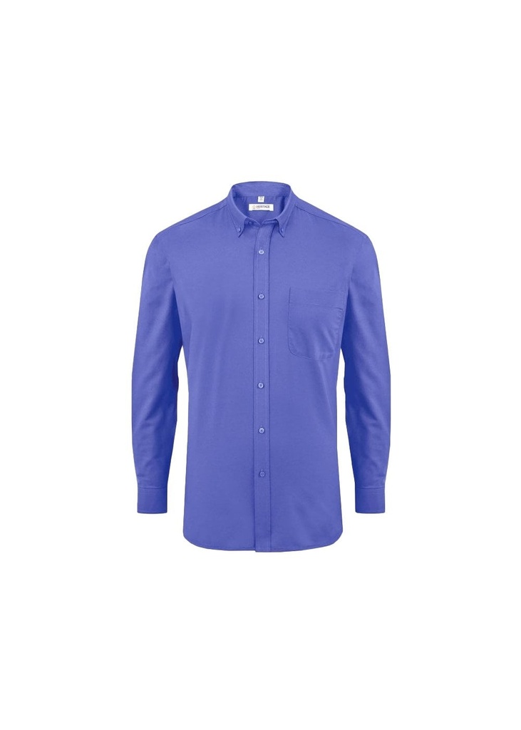 Disley Bruff Classic Oxford Long Sleeve Shirt DS_C950B