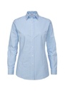Disley Elsa Checked Oxford Long Sleeve Uniform Blouse DS_EL50LS
